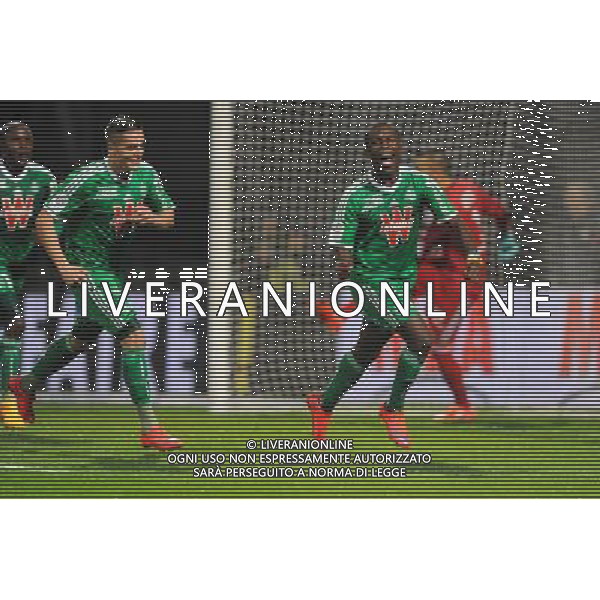 Joie Max Alain GRADEL - 19.04.2015 - Lyon / Saint Etienne - 33eme journee de Ligue 1 Photo : Jean Paul Thomas / Icon Sport AG ALDO LIVERANI SAS ONLY ITALY