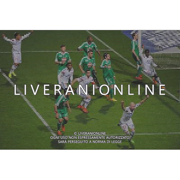 Joie Christophe JALLET - 19.04.2015 - Lyon / Saint Etienne - 33eme journee de Ligue 1 Photo : Jean Paul Thomas / Icon Sport AG ALDO LIVERANI SAS ONLY ITALY