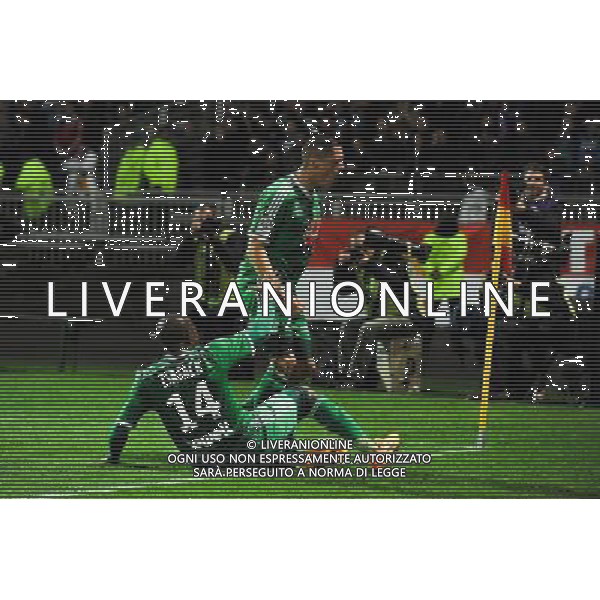 Joie Romain HAMOUNA - 19.04.2015 - Lyon / Saint Etienne - 33eme journee de Ligue 1 Photo : Jean Paul Thomas / Icon Sport AG ALDO LIVERANI SAS ONLY ITALY