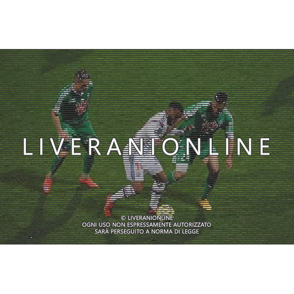 Alexandre LACAZETTE / Loic PERRIN - 19.04.2015 - Lyon / Saint Etienne - 33eme journee de Ligue 1 Photo : Jean Paul Thomas / Icon Sport AG ALDO LIVERANI SAS ONLY ITALY