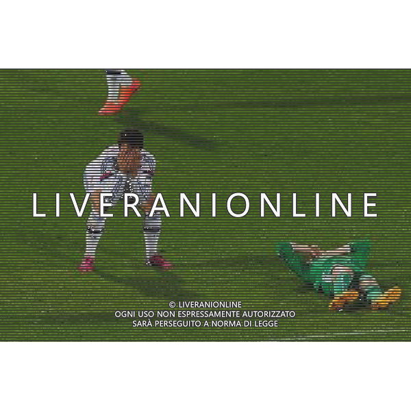 Deception Clement GRENIER - 19.04.2015 - Lyon / Saint Etienne - 33eme journee de Ligue 1 Photo : Jean Paul Thomas / Icon Sport AG ALDO LIVERANI SAS ONLY ITALY