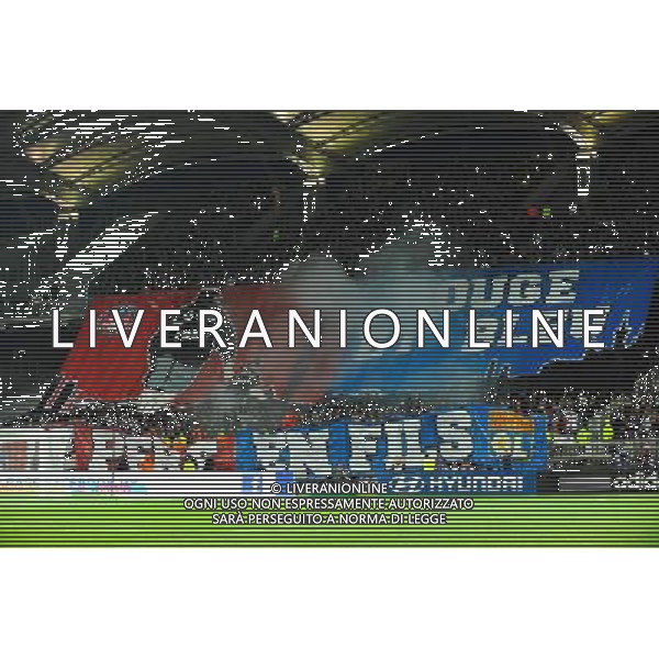 Supporters de Lyon - 19.04.2015 - Lyon / Saint Etienne - 33eme journee de Ligue 1 Photo : Jean Paul Thomas / Icon Sport AG ALDO LIVERANI SAS ONLY ITALY