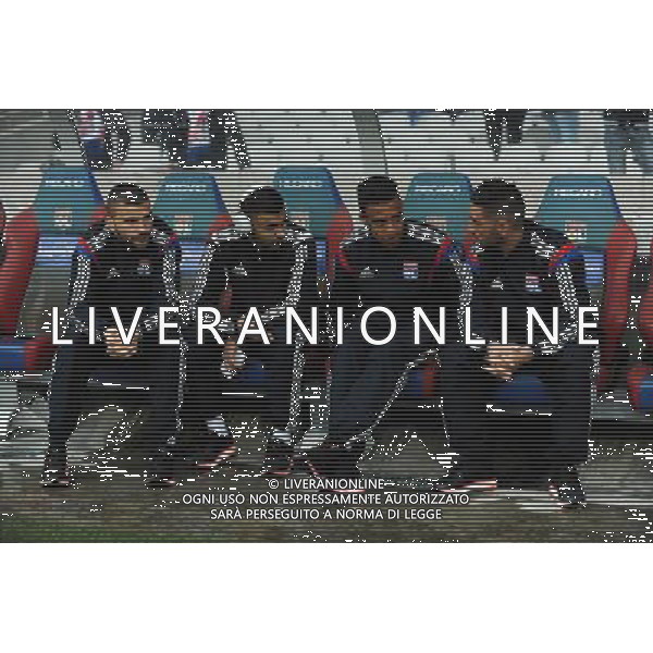 Anthony LOPES / Rachid GHEZZAL / Corentin TOLISSO / Jordan FERRI - 19.04.2015 - Lyon / Saint Etienne - 33eme journee de Ligue 1 Photo : Jean Paul Thomas / Icon Sport AG ALDO LIVERANI SAS ONLY ITALY