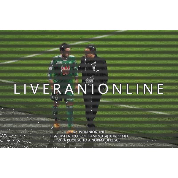 Benjamin CORGNET / Christophe GALTIER - 19.04.2015 - Lyon / Saint Etienne - 33eme journee de Ligue 1 Photo : Jean Paul Thomas / Icon Sport AG ALDO LIVERANI SAS ONLY ITALY