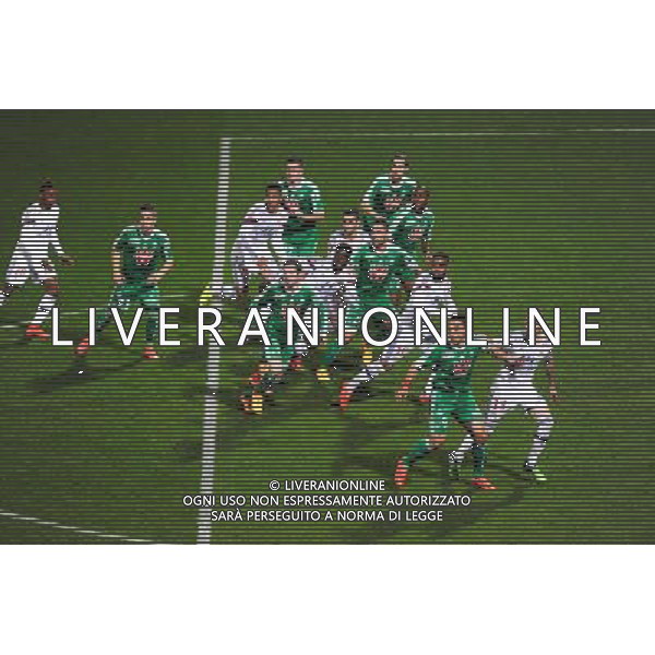 Illustration Duel - Mevlut ERDING / Christophe JALLET / Alexandre LACAZETTE / Samuel UMTITI / Benjamin CORGNET - 19.04.2015 - Lyon / Saint Etienne - 33eme journee de Ligue 1 Photo : Jean Paul Thomas / Icon Sport AG ALDO LIVERANI SAS ONLY ITALY