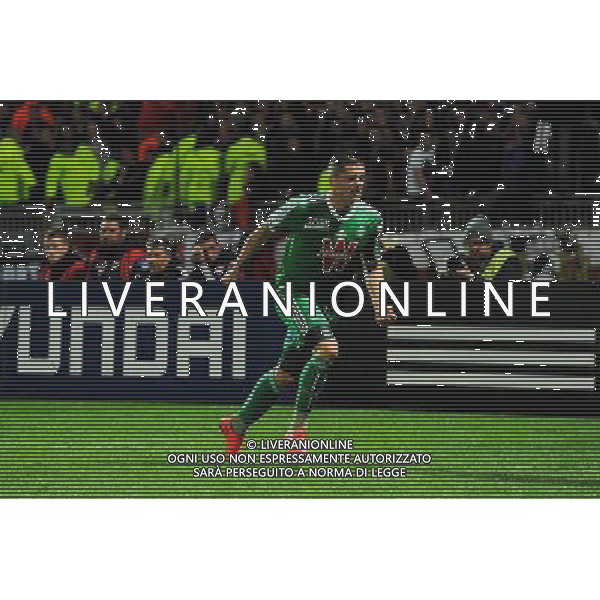 Joie Romain HAMOUMA - 19.04.2015 - Lyon / Saint Etienne - 33eme journee de Ligue 1 Photo : Jean Paul Thomas / Icon Sport AG ALDO LIVERANI SAS ONLY ITALY
