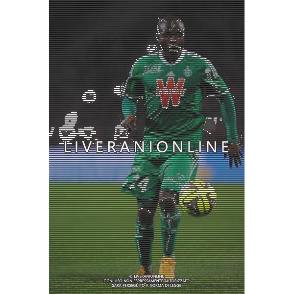 Landry N GUEMO - 19.04.2015 - Lyon / Saint Etienne - 33eme journee de Ligue 1 Photo : Jean Paul Thomas / Icon Sport AG ALDO LIVERANI SAS ONLY ITALY