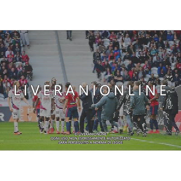Altercation - 19.04.2015 - Lille / Bordeaux - 33eme journee de Ligue 1 Photo : Dave Winter / Icon Sport AG ALDO LIVERANI SAS ONLY ITALY