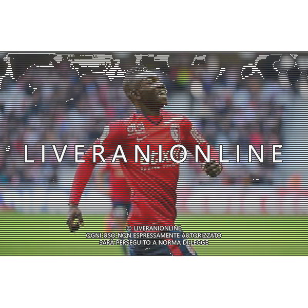 Joie Adama TRAORE - 19.04.2015 - Lille / Bordeaux - 33eme journee de Ligue 1 Photo : Dave Winter / Icon Sport AG ALDO LIVERANI SAS ONLY ITALY