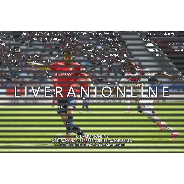 Marko BASA / Henri SAIVET - 19.04.2015 - Lille / Bordeaux - 33eme journee de Ligue 1 Photo : Dave Winter / Icon Sport AG ALDO LIVERANI SAS ONLY ITALY