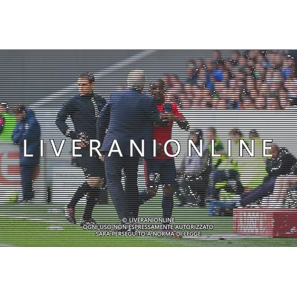 Rene GIRARD / Rio MAVUBA - 19.04.2015 - Lille / Bordeaux - 33eme journee de Ligue 1 Photo : Dave Winter / Icon Sport AG ALDO LIVERANI SAS ONLY ITALY