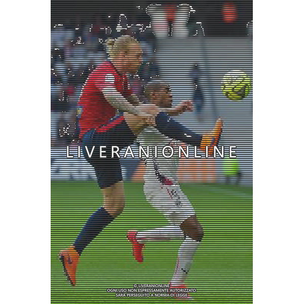 Simon KJAER / Diego ROLAN - 19.04.2015 - Lille / Bordeaux - 33eme journee de Ligue 1 Photo : Dave Winter / Icon Sport AG ALDO LIVERANI SAS ONLY ITALY