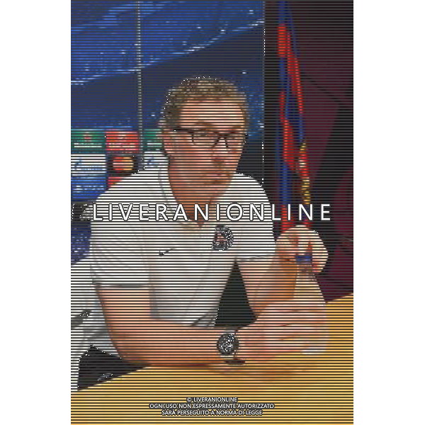 Laurent BLANC - 20.04.2015 - Conference de Presse du Paris Saint Germain - Champions League Photo : Dave Winter / Icon Sport AG ALDO LIVERANI SAS ONLY ITALY