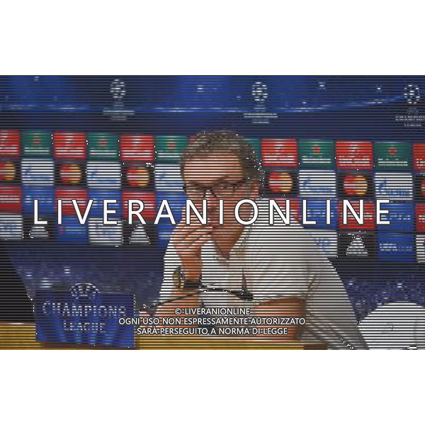 Laurent BLANC - 20.04.2015 - Conference de Presse du Paris Saint Germain - Champions League Photo : Dave Winter / Icon Sport AG ALDO LIVERANI SAS ONLY ITALY