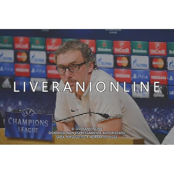 Laurent BLANC - 20.04.2015 - Conference de Presse du Paris Saint Germain - Champions League Photo : Dave Winter / Icon Sport AG ALDO LIVERANI SAS ONLY ITALY