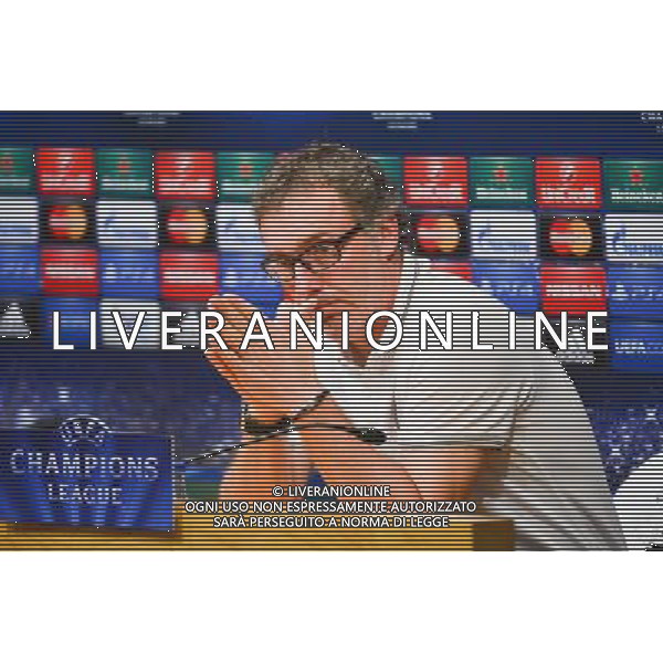 Laurent BLANC - 20.04.2015 - Conference de Presse du Paris Saint Germain - Champions League Photo : Dave Winter / Icon Sport AG ALDO LIVERANI SAS ONLY ITALY