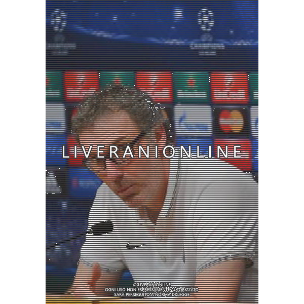 Laurent BLANC - 20.04.2015 - Conference de Presse du Paris Saint Germain - Champions League Photo : Dave Winter / Icon Sport AG ALDO LIVERANI SAS ONLY ITALY