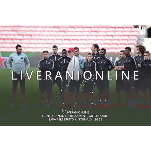 Laurent BLANC - 20.04.2015 - Entrainement du Paris Saint Germain - Champions League Photo : Dave Winter / Icon Sport AG ALDO LIVERANI SAS ONLY ITALY
