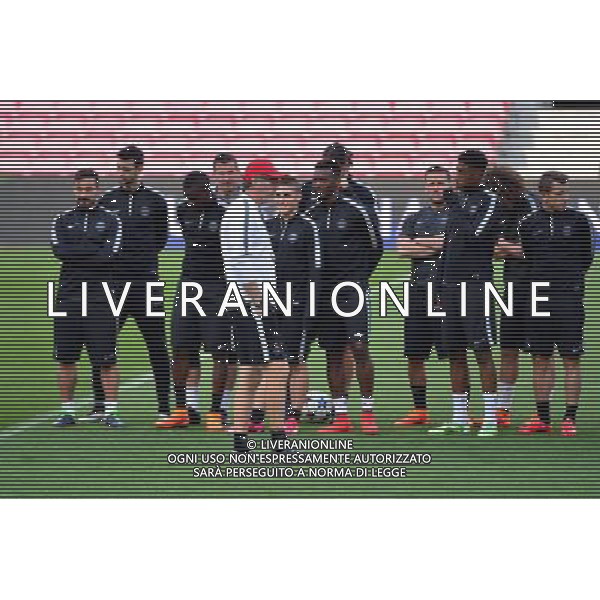 Laurent BLANC - 20.04.2015 - Entrainement du Paris Saint Germain - Champions League Photo : Dave Winter / Icon Sport AG ALDO LIVERANI SAS ONLY ITALY