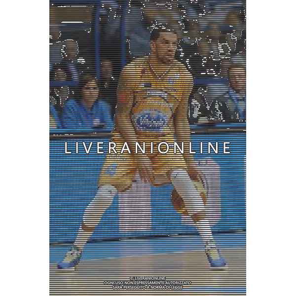 Desio (MB) 20-04-2015 Campionato Serie A Beko - 12¡ giornata di ritorno PalaDesio Acqua Vitasnella Cantu\' vs Vanoli Basket Cremona nella foto James Feldeine (Cantu\') foto Roberto Garavaglia - ag. Aldo Liverani