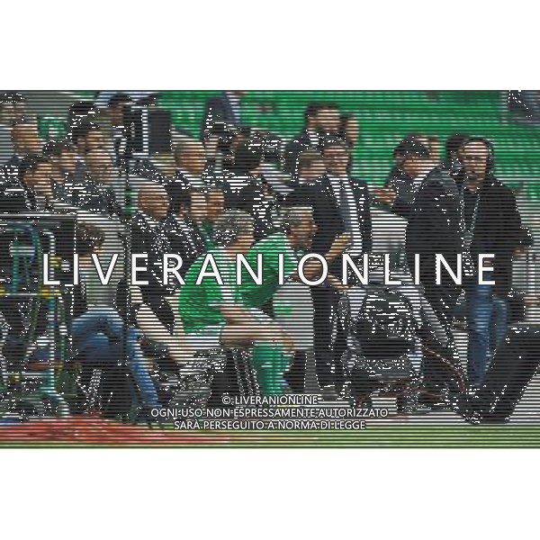 Dominique ROCHETEAU / Laurent PAGANELLI / Christophe GALTIER - 20.04.2015 - Match contre la Pauvrete - Saint Etienne Photo : Jean Paul Thomas / Icon Sport *** Local Caption *** AG ALDO LIVERANI SAS ONLY ITALY *** Local Caption *** AG ALDO LIVERANI SAS ONLY ITALY
