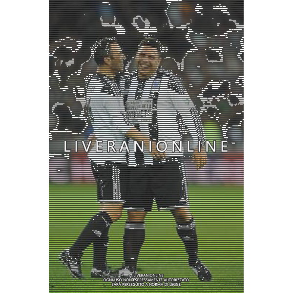 Youri DJORKAEFF / RONALDO - 20.04.2015 - Match contre la Pauvrete - Saint Etienne Photo : Jean Paul Thomas / Icon Sport *** Local Caption *** AG ALDO LIVERANI SAS ONLY ITALY *** Local Caption *** AG ALDO LIVERANI SAS ONLY ITALY