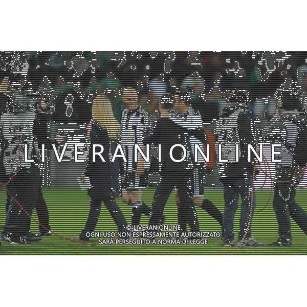 Zinedine ZIDANE / Christophe GALTIER / Youri DJORKAEFF - 20.04.2015 - Match contre la Pauvrete - Saint Etienne Photo : Jean Paul Thomas / Icon Sport *** Local Caption *** AG ALDO LIVERANI SAS ONLY ITALY *** Local Caption *** AG ALDO LIVERANI SAS ONLY ITALY