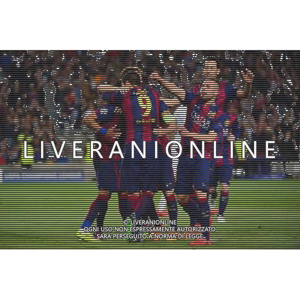 Joie NEYMAR JR - 21.04.2015 - Barcelone / Paris Saint Germain - 1/4Finale Retour Champions League Photo : Dave Winter / Icon Sport AG ALDO LIVERANI SAS ONLY ITALY