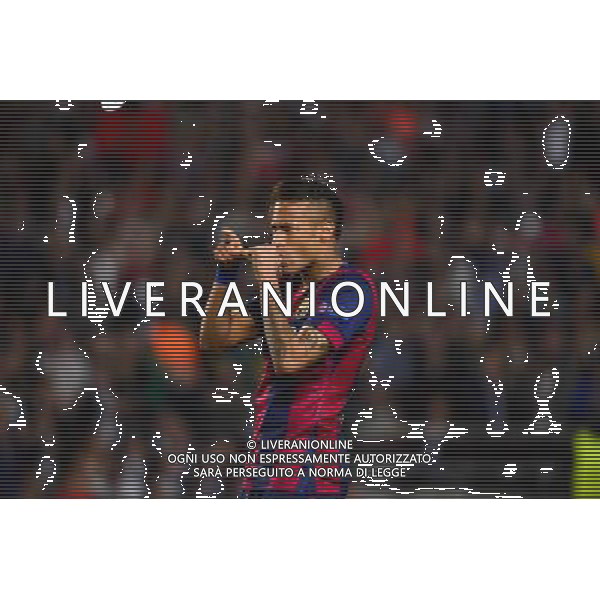Joie NEYMAR JR - 21.04.2015 - Barcelone / Paris Saint Germain - 1/4Finale Retour Champions League Photo : Dave Winter / Icon Sport AG ALDO LIVERANI SAS ONLY ITALY