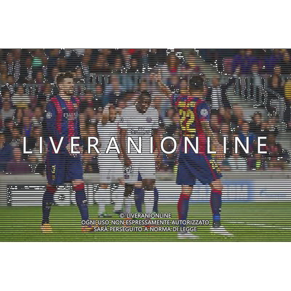 Deception Blaise MATUIDI - 21.04.2015 - Barcelone / Paris Saint Germain - 1/4Finale Retour Champions League Photo : Dave Winter / Icon Sport AG ALDO LIVERANI SAS ONLY ITALY