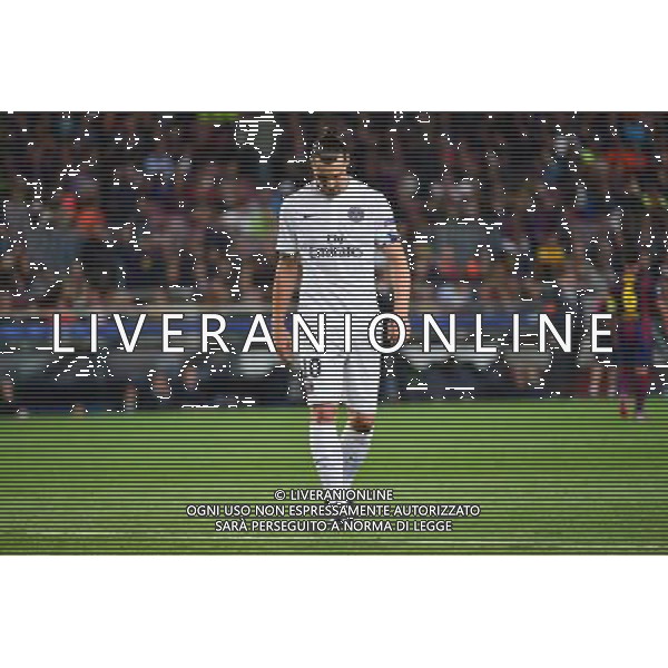 Deception Zlatan IBRAHIMOVIC - 21.04.2015 - Barcelone / Paris Saint Germain - 1/4Finale Retour Champions League Photo : Dave Winter / Icon Sport AG ALDO LIVERANI SAS ONLY ITALY