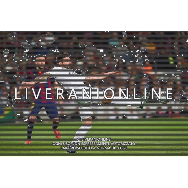 Ezequiel LAVEZZI - 21.04.2015 - Barcelone / Paris Saint Germain - 1/4Finale Retour Champions League Photo : Dave Winter / Icon Sport AG ALDO LIVERANI SAS ONLY ITALY