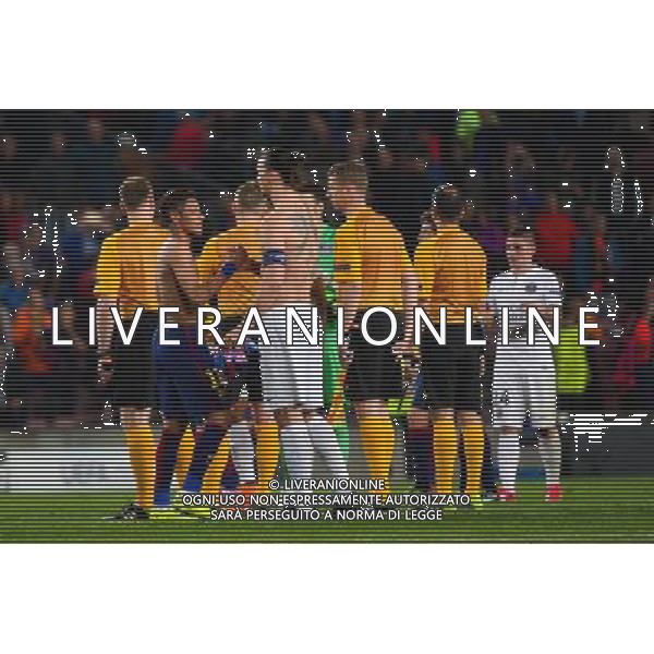 NEYMAR JR / Zlatan IBRAHIMOVIC - 21.04.2015 - Barcelone / Paris Saint Germain - 1/4Finale Retour Champions League Photo : Dave Winter / Icon Sport AG ALDO LIVERANI SAS ONLY ITALY
