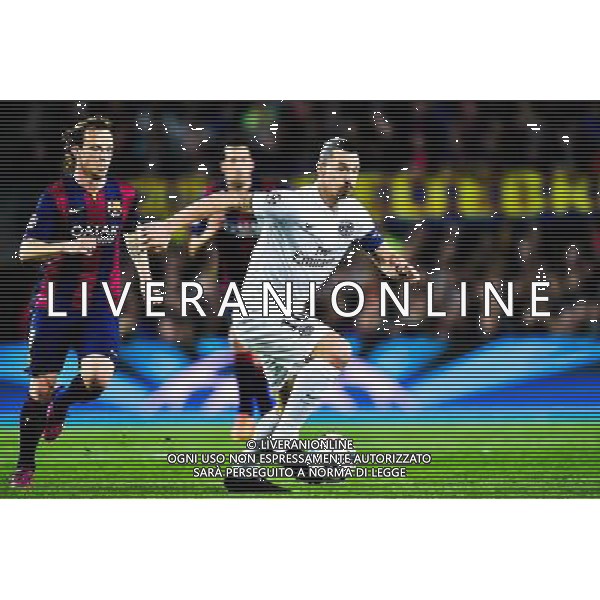 Zlatan Ibrahimovic - 21.04.2015 - Barcelone / Paris Saint Germain - 1/4Finale Retour Champions League Photo : Stiller / Bildbyran / Icon Sport AG ALDO LIVERANI SAS ONLY ITALY