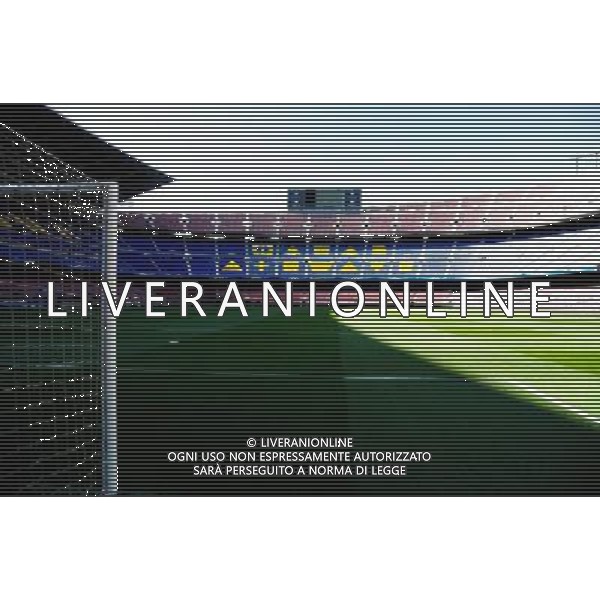 Illustration Camp Nou - Pub de Qatar Airways cache - 21.04.2015 - Barcelone / Paris Saint Germain - 1/4Finale Retour Champions League Photo : Dave Winter / Icon Sport AG ALDO LIVERANI SAS ONLY ITALY