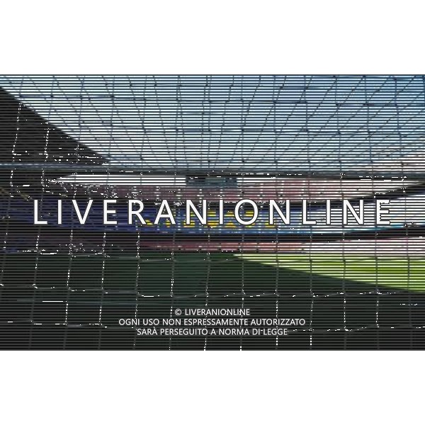 Illustration Camp Nou - Pub de Qatar Airways cache - 21.04.2015 - Barcelone / Paris Saint Germain - 1/4Finale Retour Champions League Photo : Dave Winter / Icon Sport AG ALDO LIVERANI SAS ONLY ITALY
