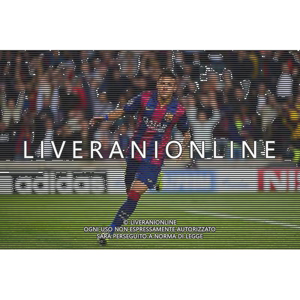 Joie NEYMAR - 21.04.2015 - Barcelone / Paris Saint Germain - 1/4Finale Retour Champions League Photo : Dave Winter / Icon Sport AG ALDO LIVERANI SAS ONLY ITALY