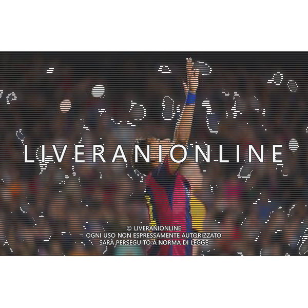 Joie NEYMAR - 21.04.2015 - Barcelone / Paris Saint Germain - 1/4Finale Retour Champions League Photo : Dave Winter / Icon Sport AG ALDO LIVERANI SAS ONLY ITALY