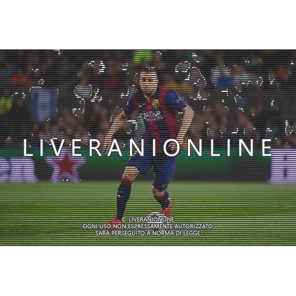 Jordi ALBA - 21.04.2015 - Barcelone / Paris Saint Germain - 1/4Finale Retour Champions League Photo : Dave Winter / Icon Sport AG ALDO LIVERANI SAS ONLY ITALY