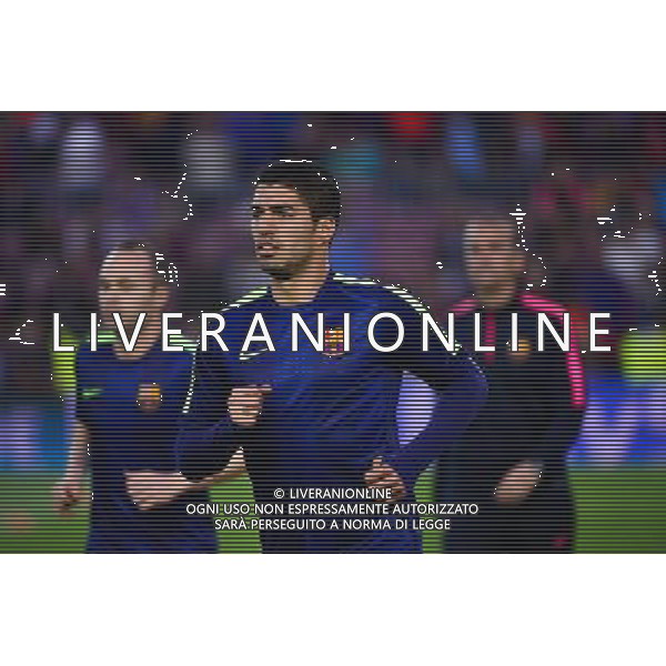 Luis SUAREZ - 21.04.2015 - Barcelone / Paris Saint Germain - 1/4Finale Retour Champions League Photo : Dave Winter / Icon Sport AG ALDO LIVERANI SAS ONLY ITALY
