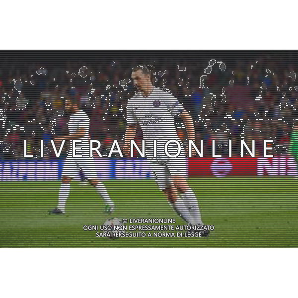Zlatan IBRAHIMOVIC - 21.04.2015 - Barcelone / Paris Saint Germain - 1/4Finale Retour Champions League Photo : Dave Winter / Icon Sport AG ALDO LIVERANI SAS ONLY ITALY