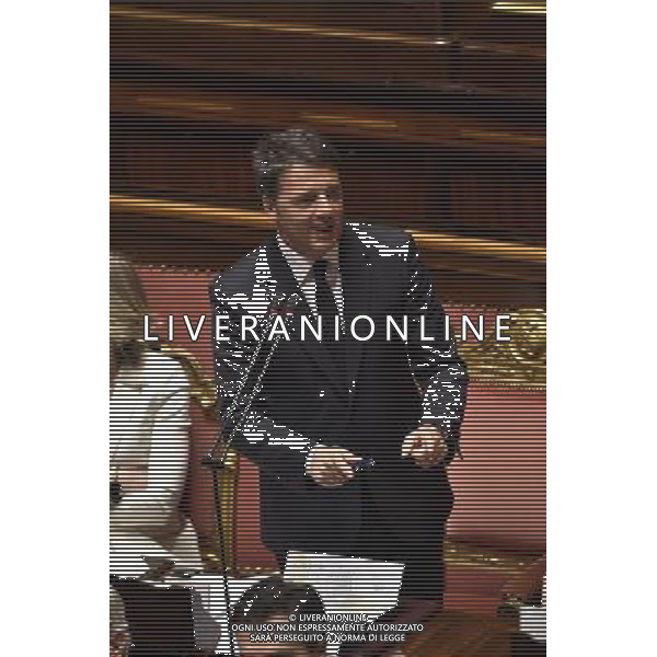 Comunicazione del Premier Matteo Renzi alla Camera e al Senato in vista del Consiglio Europeo Straordinario, Roma 22 aprile 2015 nella foto Matteo Renzi ©Corradetti/Agenzia Aldo Liverani sas