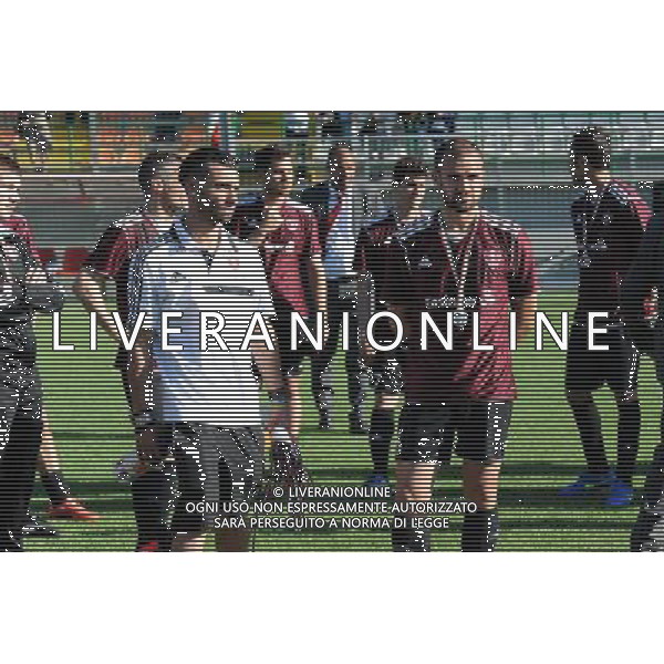 STUDIO SALLY Firenze 22-04-2015 Stadio comunale Buozzi Finale nazionale Coppa Italia categoria Eccellenza Bustese vs Virtus Francavilla nella foto delusione Bustese foto Roberto Garavaglia - Studio Sally