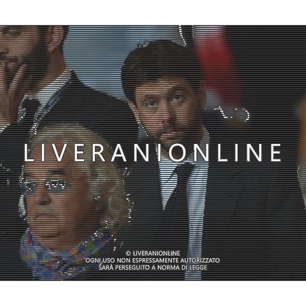 UEFA Champions League 2014/2015 Quarti di Finale Ritorno Monaco (Principato di Monaco) - 22.04.2015 Monaco-Juventus Nella Foto:agnelli andrea e flavio briatore /Ph.Vitez-Ag. Aldo Liverani
