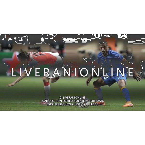 UEFA Champions League 2014/2015 Quarti di Finale Ritorno Monaco (Principato di Monaco) - 22.04.2015 Monaco-Juventus Nella Foto:evra /Ph.Vitez-Ag. Aldo Liverani