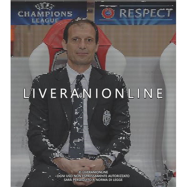 UEFA Champions League 2014/2015 Quarti di Finale Ritorno Monaco (Principato di Monaco) - 22.04.2015 Monaco-Juventus Nella Foto:allegri massimiliano /Ph.Vitez-Ag. Aldo Liverani