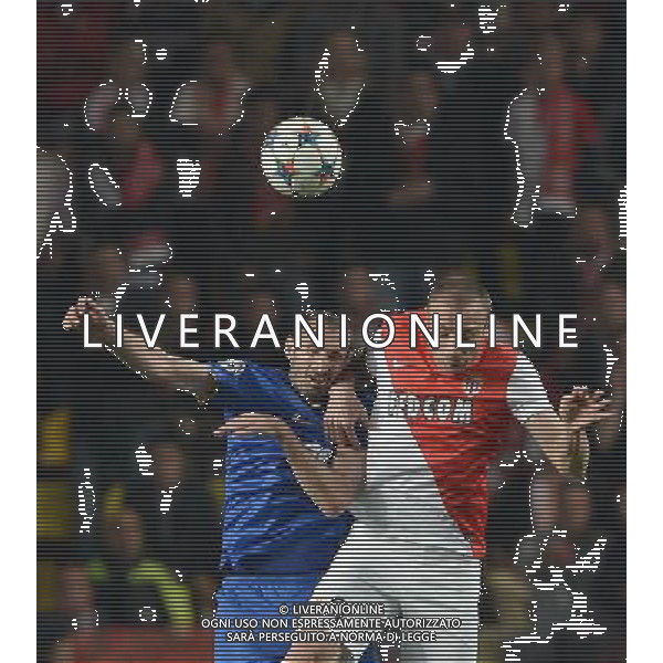 UEFA Champions League 2014/2015 Quarti di Finale Ritorno Monaco (Principato di Monaco) - 22.04.2015 Monaco-Juventus Nella Foto:berbatov e giorgio chiellini /Ph.Vitez-Ag. Aldo Liverani