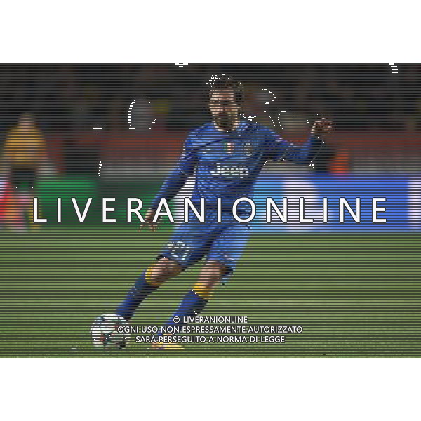 UEFA Champions League 2014/2015 Quarti di Finale Ritorno Monaco (Principato di Monaco) - 22.04.2015 Monaco-Juventus Nella Foto: andrea pirlo colpisce la traversa su punizione /Ph.Vitez-Ag. Aldo Liverani