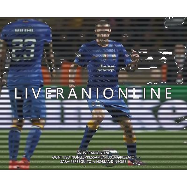 UEFA Champions League 2014/2015 Quarti di Finale Ritorno Monaco (Principato di Monaco) - 22.04.2015 Monaco-Juventus Nella Foto:Chiellini Giorgio /Ph.Vitez-Ag. Aldo Liverani