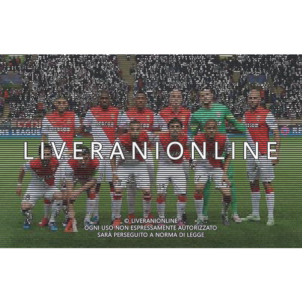 UEFA Champions League 2014/2015 Quarti di Finale Ritorno Monaco (Principato di Monaco) - 22.04.2015 Monaco-Juventus Nella Foto:Monaco Squadra Formazione Subasic,Fabinho,Kurzawa,Abdennour,Moutinho,Bernardo SIlva,Carrasco,Kondogbia,Martial,Raggi,Toulalan /Ph.Vitez-Ag. Aldo Liverani